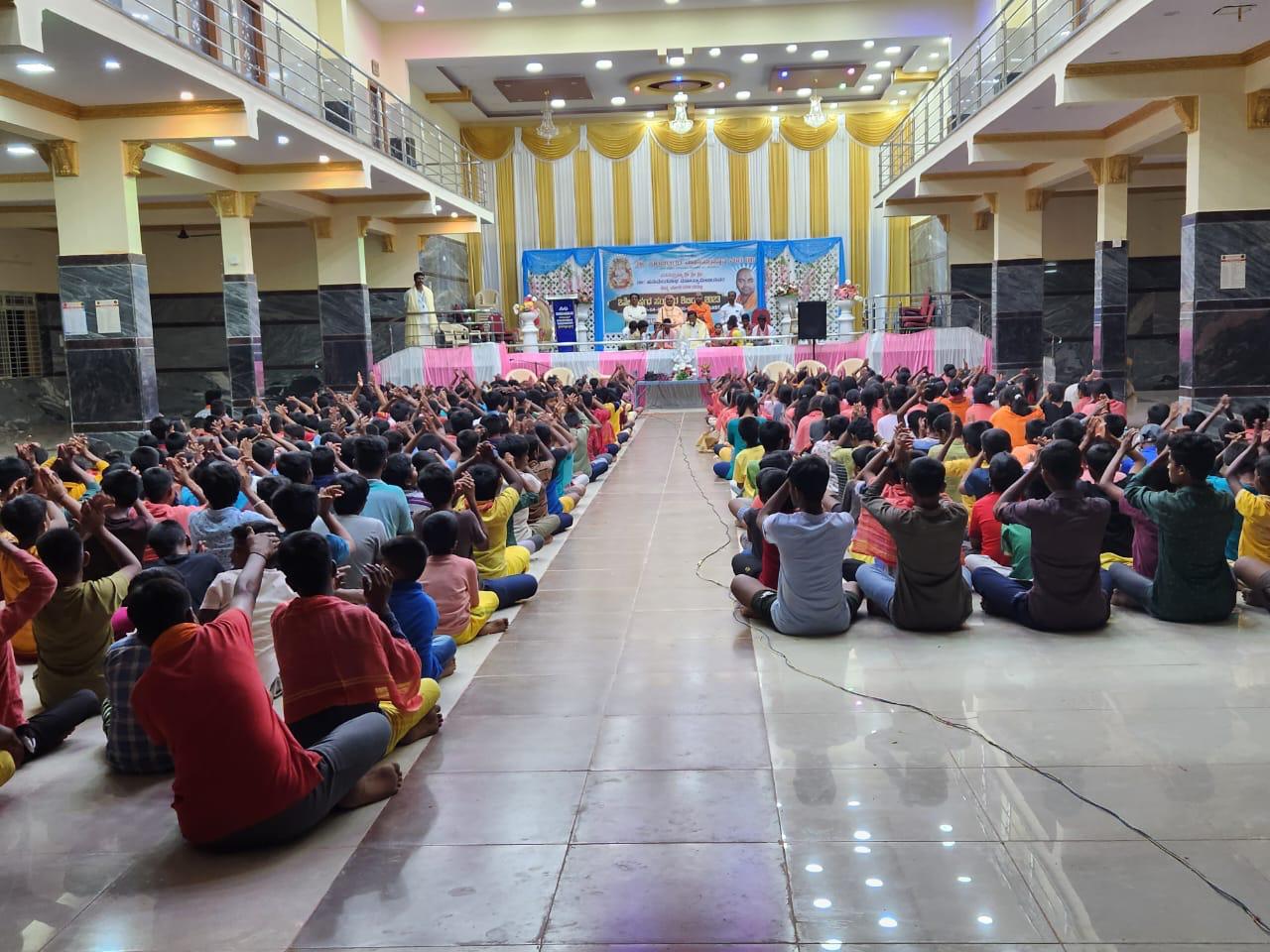 Children at Balaji Seva Foundation program